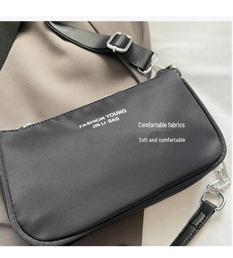 New Women's Textured Letter Fashion Small Crossbody & Shoulder Bag