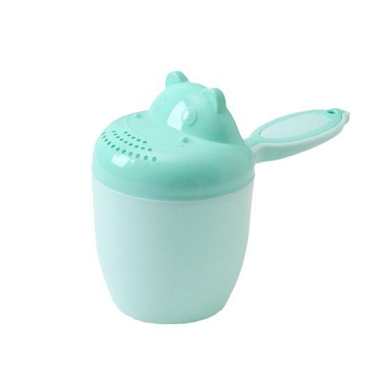 

Милый бегемот, детский шампунь для душа, чашка для полоскания волос, ложка для мытья волос с ручкой зелёный