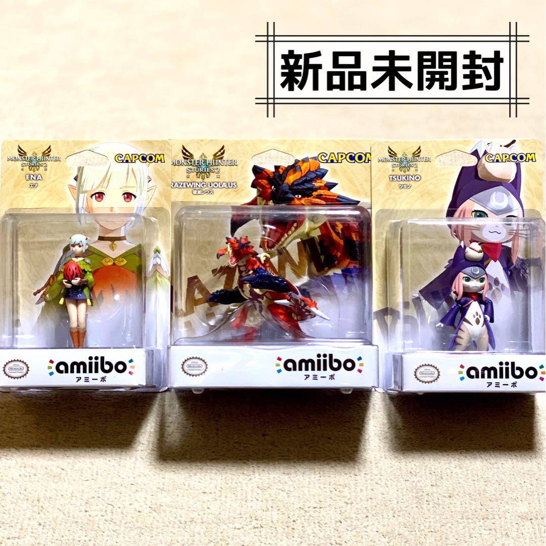 

[USED] Monster Hunter Stories Amiibo Ena Moon Rathalos 3 figures