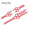 3pcs Hexagonal Honeycomb Style Car Sticker Racing Sports Style Decor Decal Auto Vinyl Decoration Sticker Tuning Accessories