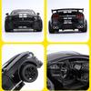 1:18 Mustang Gt500 Accord Alloy Cars Diecast Models Toys 4 Doors Opened With Sound Light Pull Back Vehices Kids Birthday Present