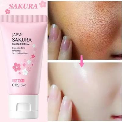 Сироватка для обличчя Sakura з відбілюючим ефектом, проти старіння, для зменшення дрібних зморшок, звуження пор, покращення пігментації меланіну, зволожувач для тьмяної шкіри, освітлення, догляд за шкірою