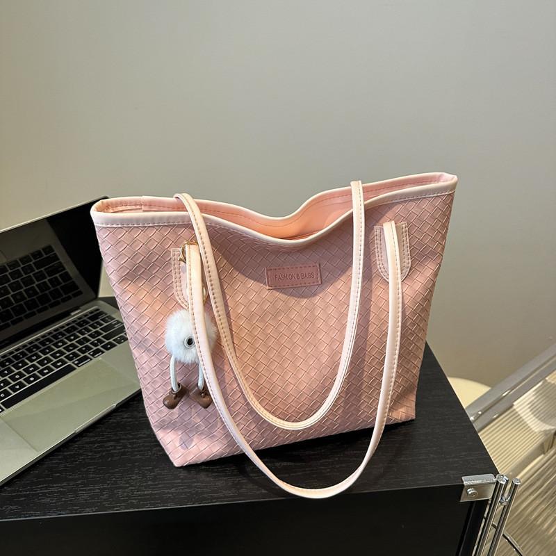 Fashionable Street Trendy Pu Leather Mid-sized Tote Bag For Women 2024