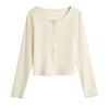 Modal knit sun-protective cardigan jacket for women, summer thin air-conditioned shirt, solid color high-end high-end long-sleeve versatile top