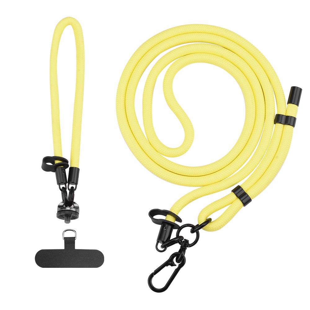 2Pcs/Set For DJI Osmo Pocket 3 Dual Buckle Design Adjustable Crossbody Strap with Wrist Lanyard