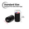 4Pcs America c98 National Flag Car Valve Stem Caps, Universal Tire Valve Stem Caps for Cars, SUVs, Bike, Bicycle, Trucks,Motorcycles