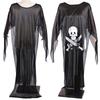 Mesh Skeleton Poncho Scary Skull Bone Cape Halloween Skeleton Costume Halloween Cosplay Costume Halloween Poncho