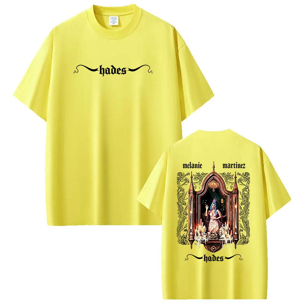 

2026 Album Heads Melanie Martinez Singer Graphic Tshirts UNISEX Women Hip Hop Fashion Cotton Short Sleeve Shirt Y2k Streetwear S