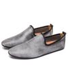 Casual Leather Men Flats Designer Office Formal Loafers Italian Lightweight Breathable Antiskid Boat Shoes Walking Shoes