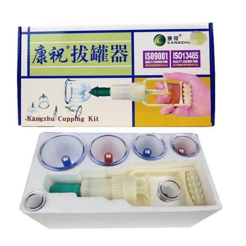 

24pc/12pc/6pcs Kangzhu Massage Vacuum cupping set Suction Cups Chinese Traditional Cupping jar Acupunture Vacuum Cupping Set