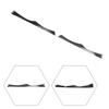 Artudatech 2PCS Upper Headlight Cover Strips For BMW E46 330i 330Xi 325i 325Xi 2002-2005