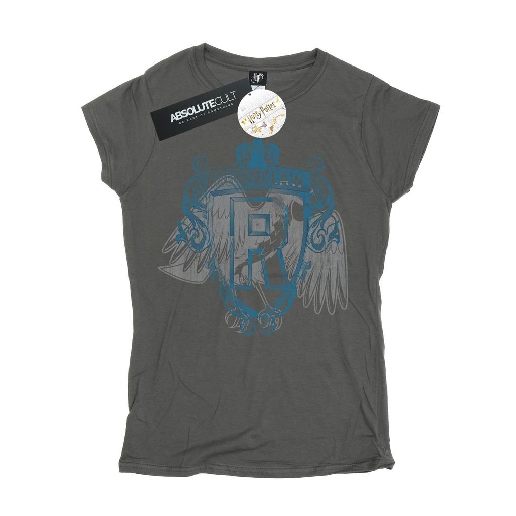 Harry Potter Womens/Ladies Ravenclaw Raven Crest Cotton T-Shirt
