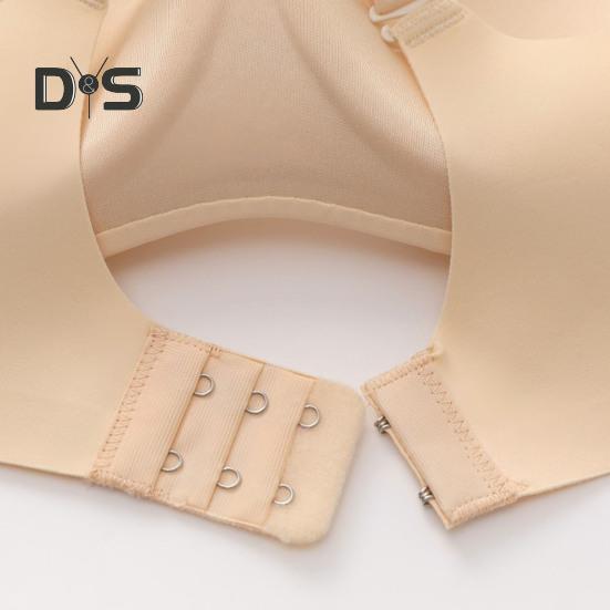 Damen-BH, verstellbarer Schultergurt, Push-up, klemmsicher, einfarbig, vollständige Abdeckung, bügellose Schnalle auf der Rückseite, Verschluss, 3/4-Schaumstoff-Cup, für den täglichen Sport, zum Pendeln