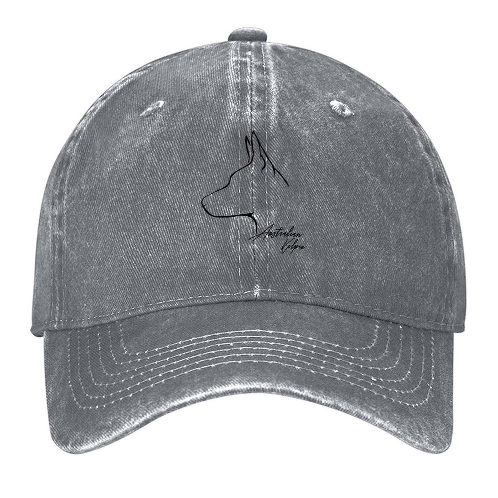 Australian Kelpie Dog Canine Profile Baseball Cap designer cap Beach Outing sun hat Hat men For Girls Mens