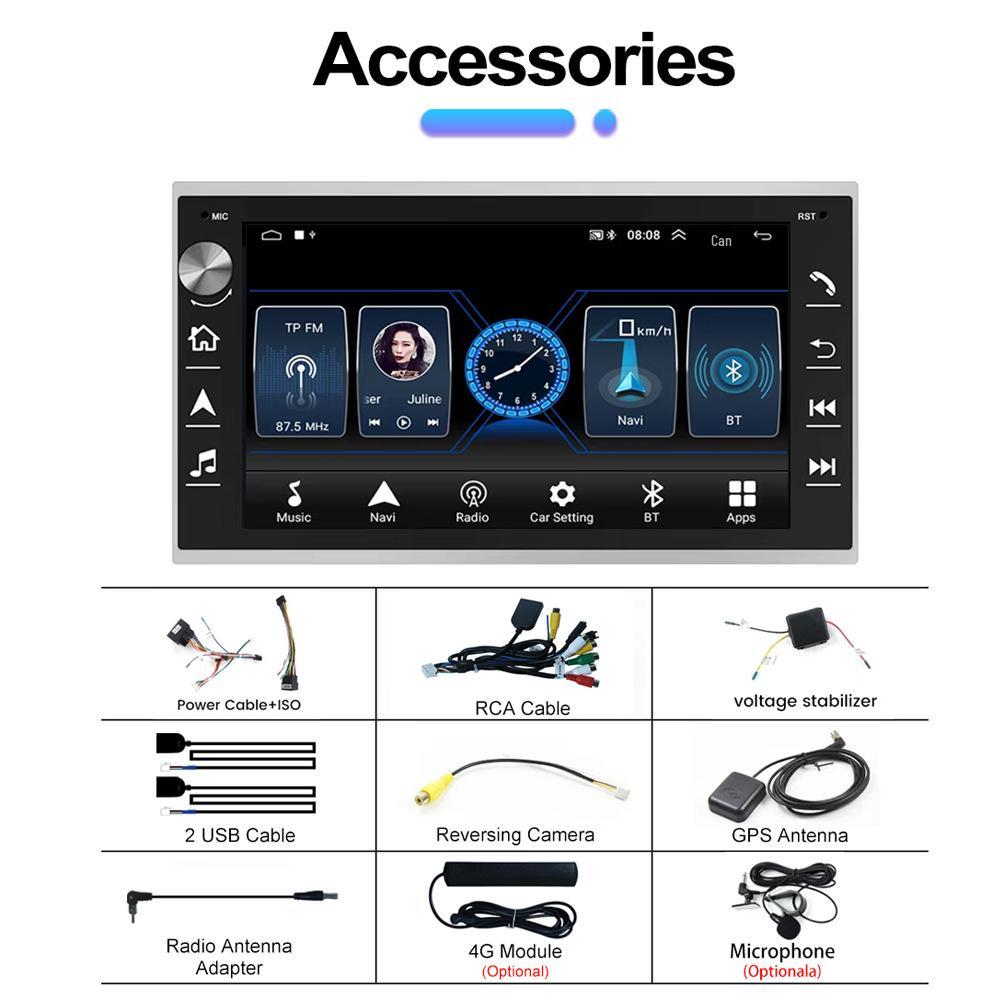 Volkswagen Passat Lingyu Android Car Navigation with Bluetooth, GPS, HD Backup Camera & CarPlay