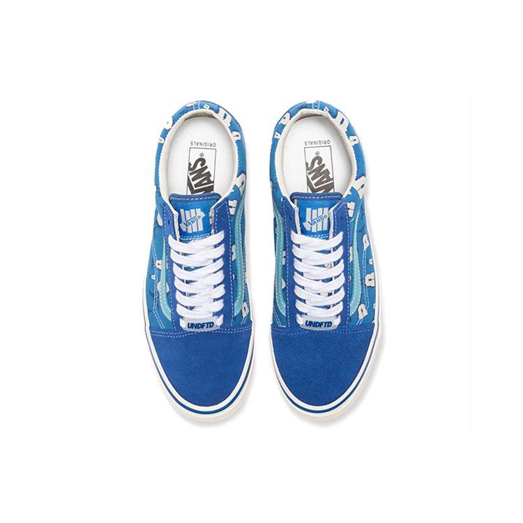 Undefeated x Vans OG Old Skool LX U-Man - Blue Lolite Unisex Sneakers Marshmallow VN0A4P3X7AG