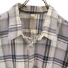 VINTAGE 60s 70s Sleeping shirt Grandpa shirt Long sleeve Check shirt Men's Used
