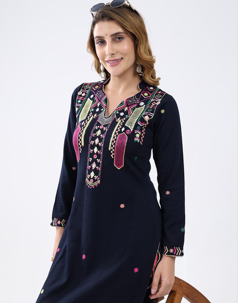 MONTE CARLO Women's Regular Fit Kurti