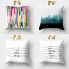 Creative Home Pictures Pillowcase Office Geometric Striped Flywheel Pillowcase Car Waist Pillowcase