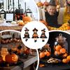 Witch Statues And Figurines Pumpkin Witch Ornaments Resin Statue Decor For Halloween Indoor Desk Bedroom Home Fireplace