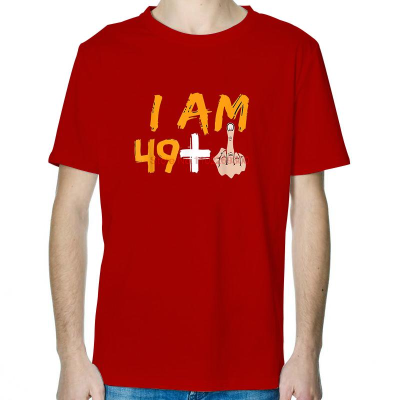 

50th Birthday 50 Year Old Funny Graphic T Shirts Summer Cotton New Shirts And TShirts Casual Unisex Streetwear Print T Shirt S