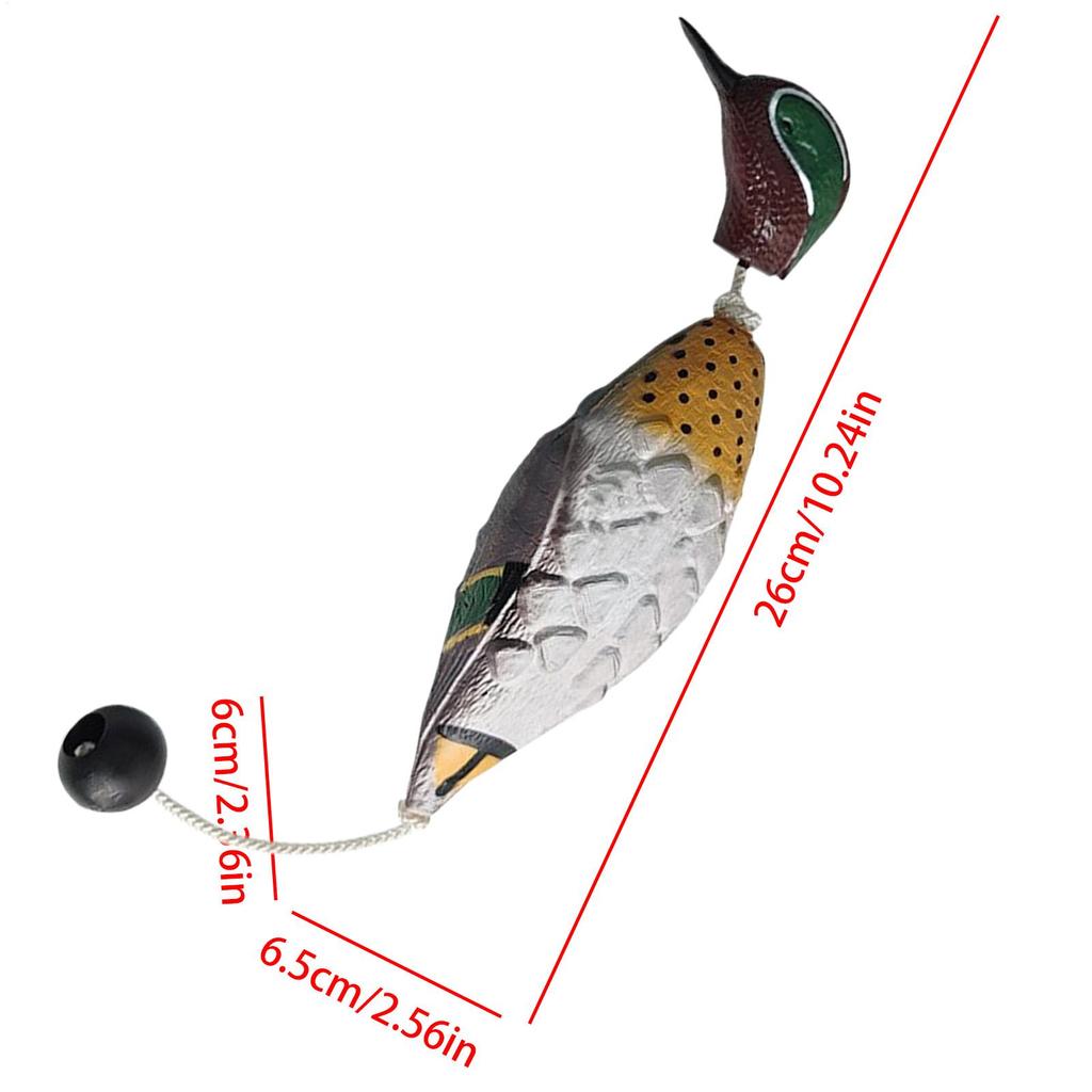 Hunting Dog Toys Duck Waterfowl Hunting Toys Dog Bumper Scent Floating Decoys Fowl Trainer Interactive Pet Supplies For Large