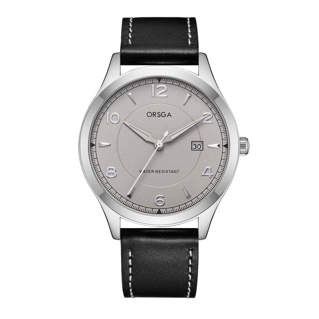 ORSGA Men's Fashion Waterproof Business Quartz Watch with Calendar