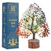 500 Perlen 7 Chakra Kristallbaum, Heilkristall Bonsai Baum - 10, 12 Zoll