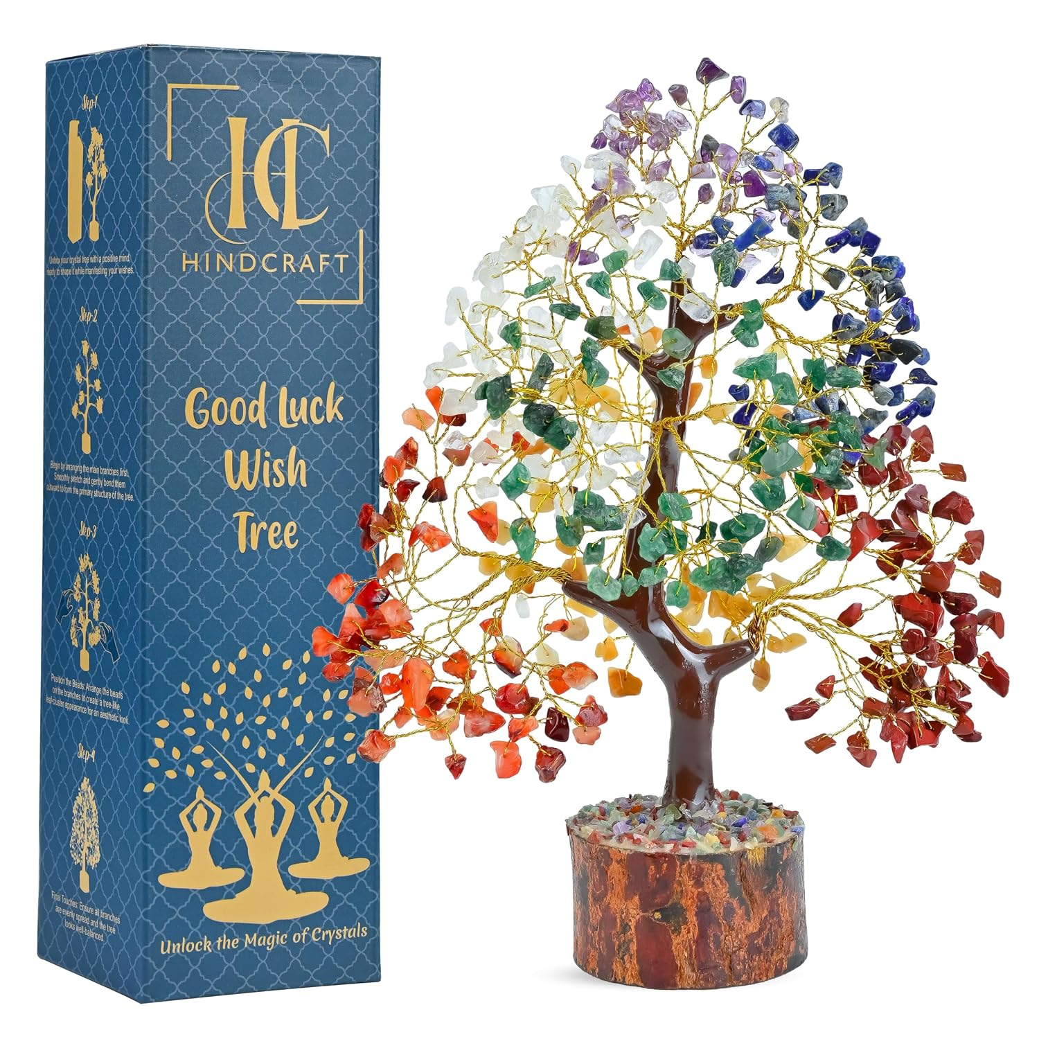 500 Beads 7 Chakra Crystal Tree
