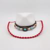 Grassland Windproof And Sunscreen Men'S Women'S Hats Are Directly Supplied With Top Hats, Versatile Ethnic Style, High-End Tibetan Holiday Jazz Hats