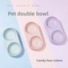 Cat Bowl, Pet Double Bowl, Candy-colored Pet Feeding Bowl, Export Bowl, Pet Dog