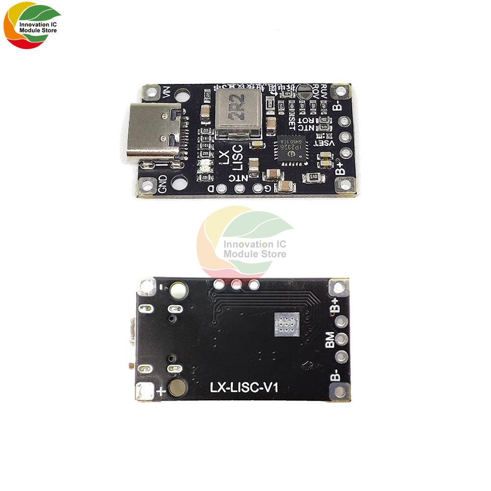 Type-C USB 1 BMS 11W 8.1V 11.6V 1.1A Lithium Battery Charging Boost Module With Balanced Support Fast Charge With Indicator
