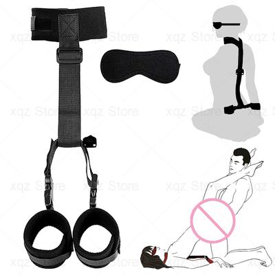 Giocattoli Erotici per Adulti per Donne Coppie Schiava Collare da Collo Manette SM Senza Vibratore Bondage Mascherina Collare Restrizioni Sex Shop