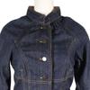 Louis Vuitton B Louis Vuitton Jeansjacke Logo Knopf Monogramm Vintage Baumwolle/Polyurethan Damen Gebraucht