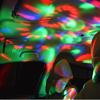 Mini USB LED hudební ovládání zvuku atmosféra noční světlo interiérová lampa do auta