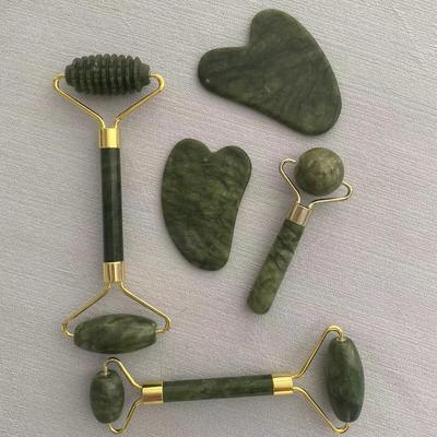 Xiuyu Jade Gua Sha und Roller Gesichtsschaber Massage Werkzeug