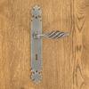 LAGOS Door Handle with Key Plate 72mm STEEL