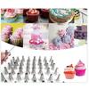 40Pcs Cake Decorating Kit with Stainless Steel Tips TPU Reusable Piping Bag for Cupcake Cookie Pastry Making
