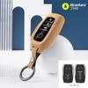 Alcantara Suede Remote Car Key Shell Case Coverk For Toyota Prado Crown Camry Corolla Sienna Highlander RAV4