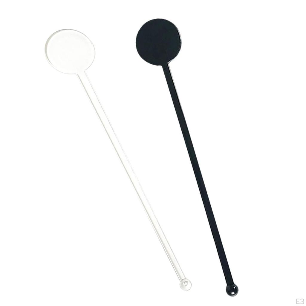 100 kusů Nápojové tyčinky Swizzle Tyčinky Míchadla na nápoje Délka hrábě na míchání 7,07 palce Káva