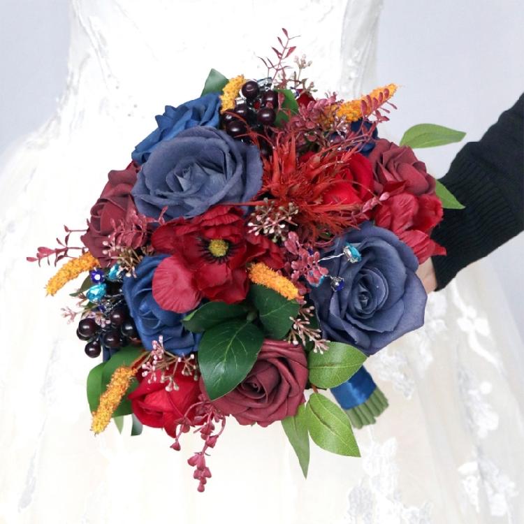Artificial Flower Arrangements Artificial Flower Bouquets for Ceremony, Wedding Party Decorations, Table Centerpieces