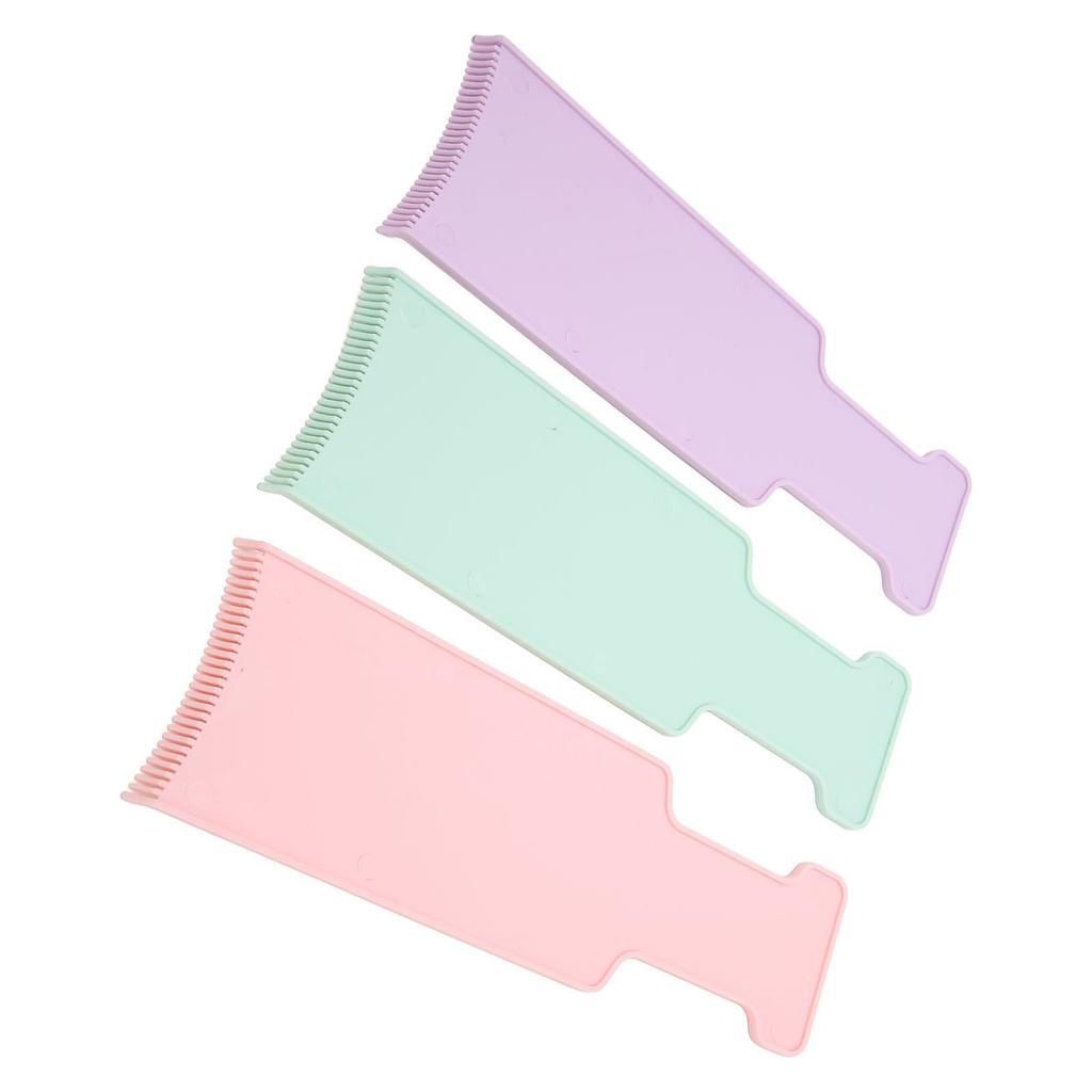 3 Farben Balayage Strähnen Paddle Färbefolie Färben Balayage Board Set für Haarblondierung