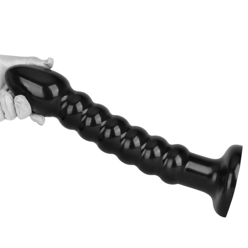 Black Super Long Anal Bead Anal Plug for Going Out To Wear Anal Strip Anal Training Torture Device Anal Expansion Anus