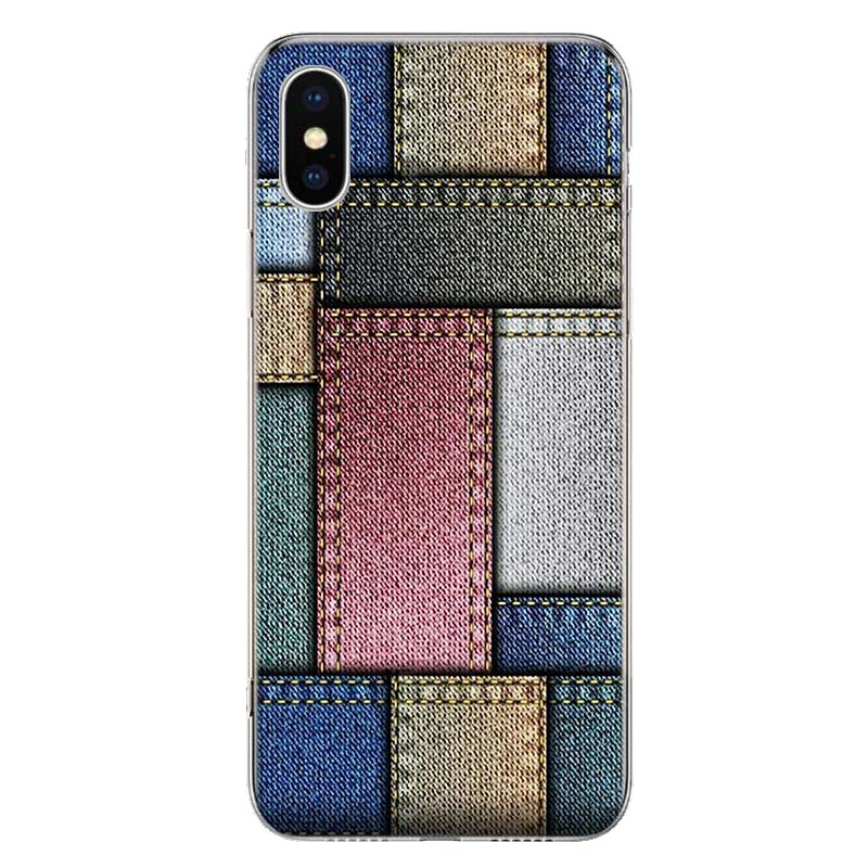 

Jeans Cowboy Denim printed Phone Case For iPhone 11 12 13 Mini 14 15 Plus 17 Air 16 Pro Max 16E 7 8 SE 2020 Customized Print Cov iPhone 15 Pro Max