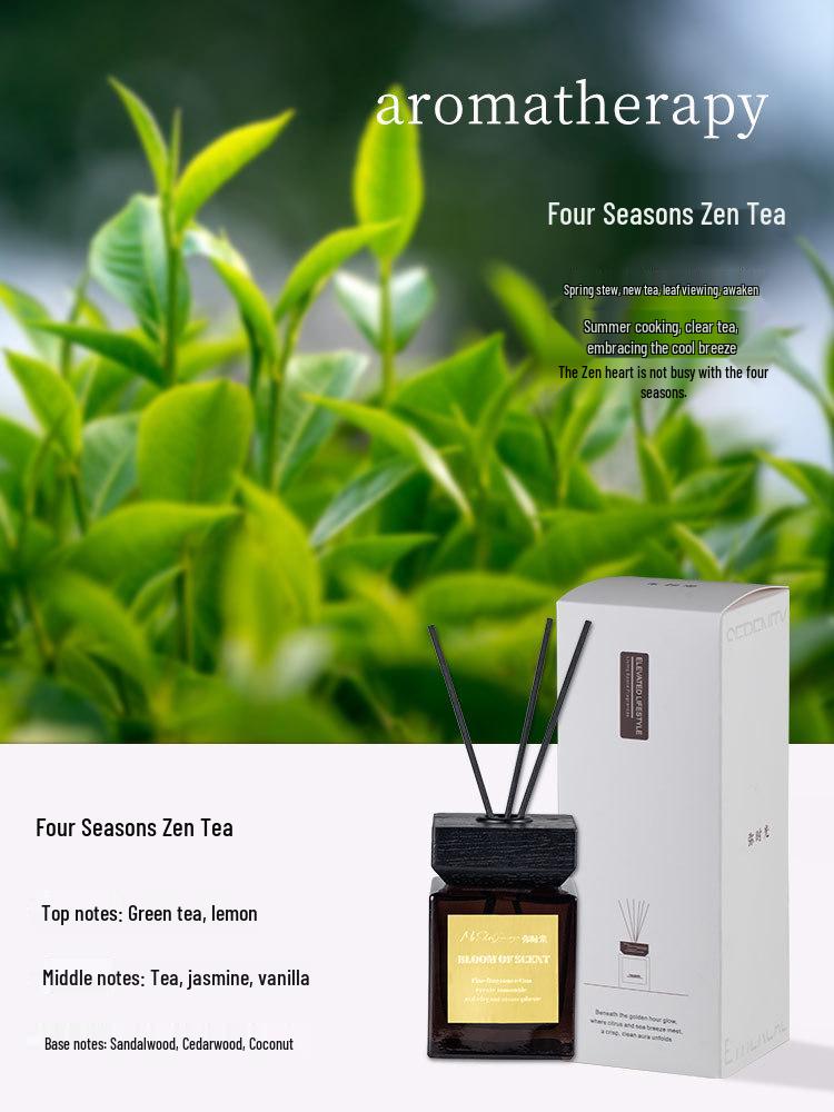 Flameless Rattan Aromatherapy Diffuser with Long-Lasting Scent - Essential Oil Gift Box for Home, Hotel, or Birthday.