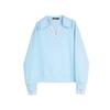 Modern Two-Piece Striped Splicing Lapel Design Commuter Casual Loose Long Sleeve Top Sweatshirt Women Tops EW51709