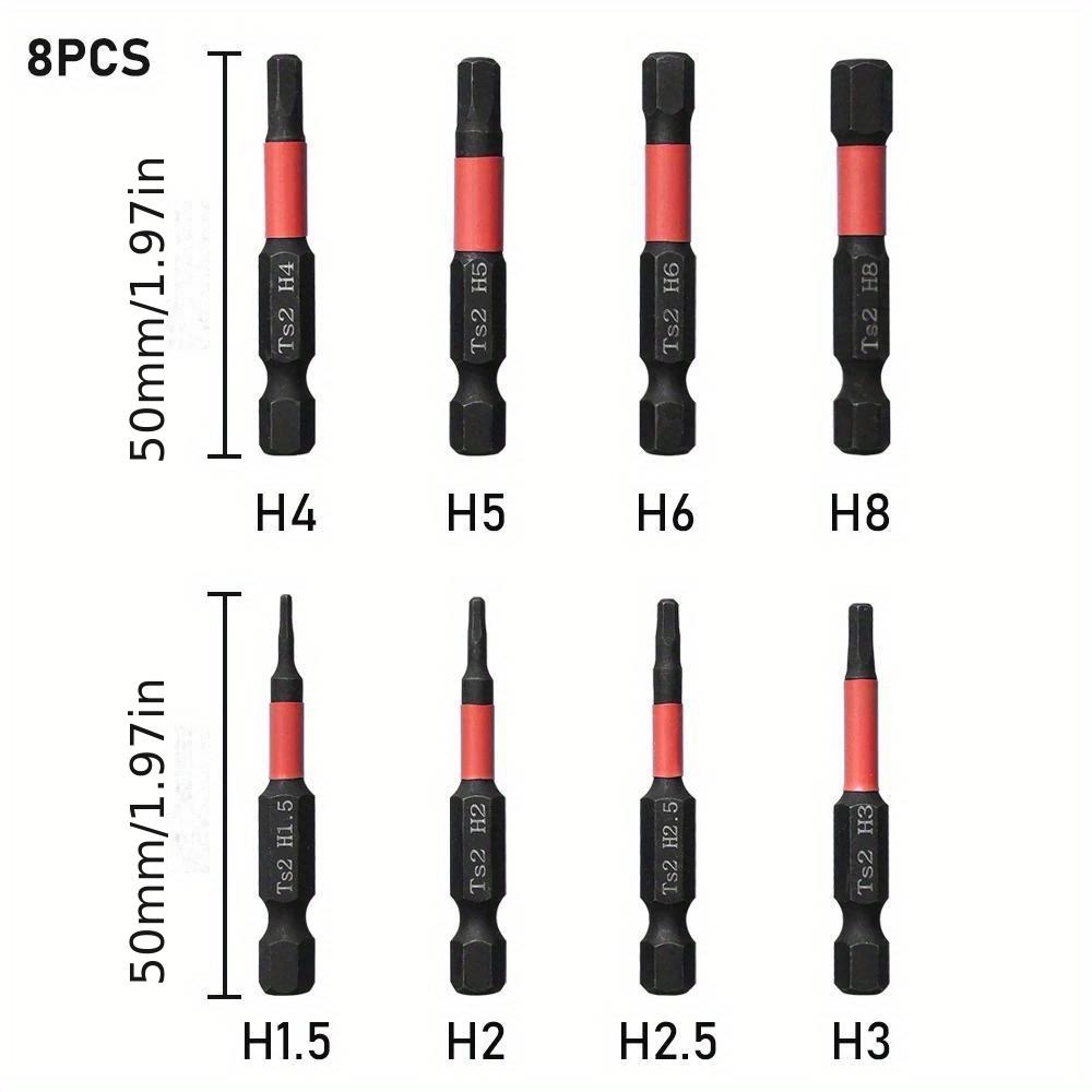 1 Pc Magnetic Screwdriver Bit Set 1/4" Hex Shank Quick Change Impact Driver with Strong Magnetic Tip Hexagonal Head Repair Hand Tools