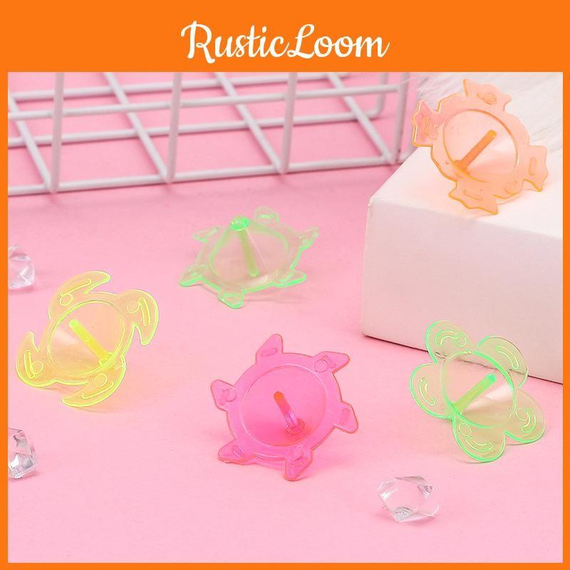 Mini Spinning Plastic Top Toy For Kids Educational Activities Playtime And