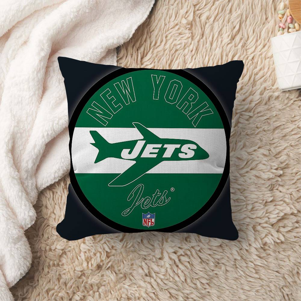 NNew YYork JJetS Maple Design Cushion Cover Happy Autumn Harvest decor Holiday Decorati Pillow Cover