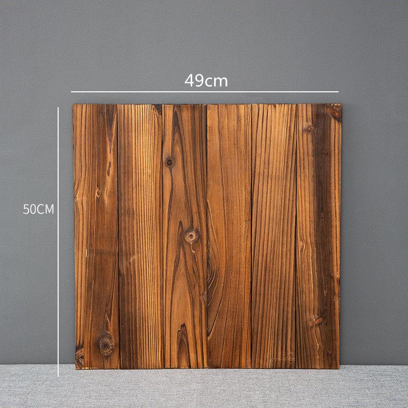 Vintage Fotorekvisita och Matdisplay i Massivt Trä